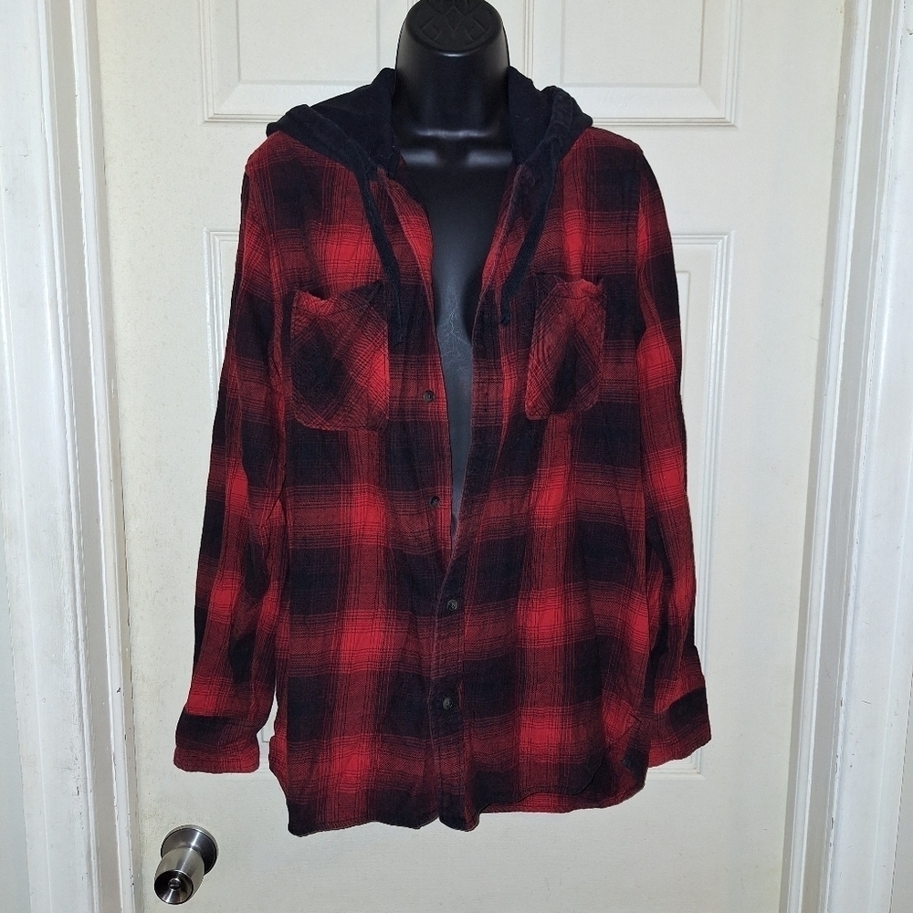 Arizona jean Co button-down hoodie men's medium